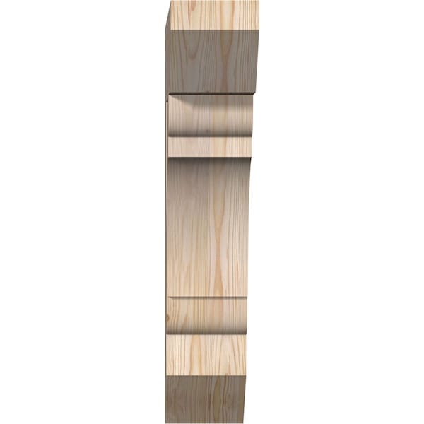 Olympic Slat Smooth Bracket, Douglas Fir, 5 1/2W X 20D X 28H